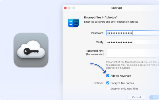 Store passwords in Keychain