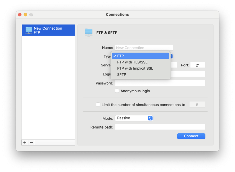Draw Connection Folder Commander Commander One — powerful file manager for Mac with FTP/SFTP support