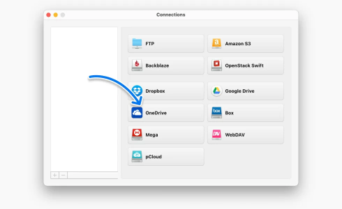 Go to Connections Manager