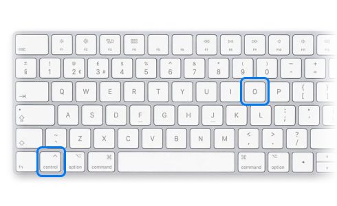 To invoke the Terminal window, press Ctrl+O simultaneously.