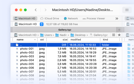 Preview archive files Preview archive files