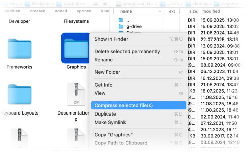 Right-click on ZIP file