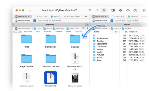 Preview contents