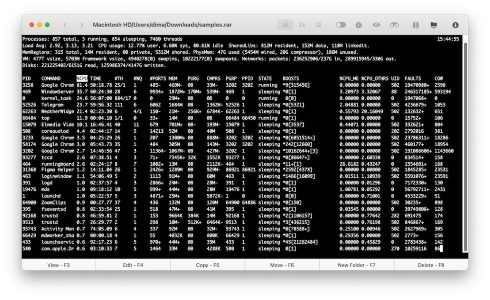 Monitor processes and system resources