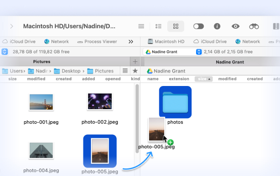 Transfer files Transfer files