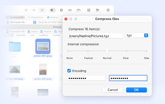Password protect archives Password protect archives