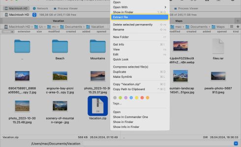 Extract file