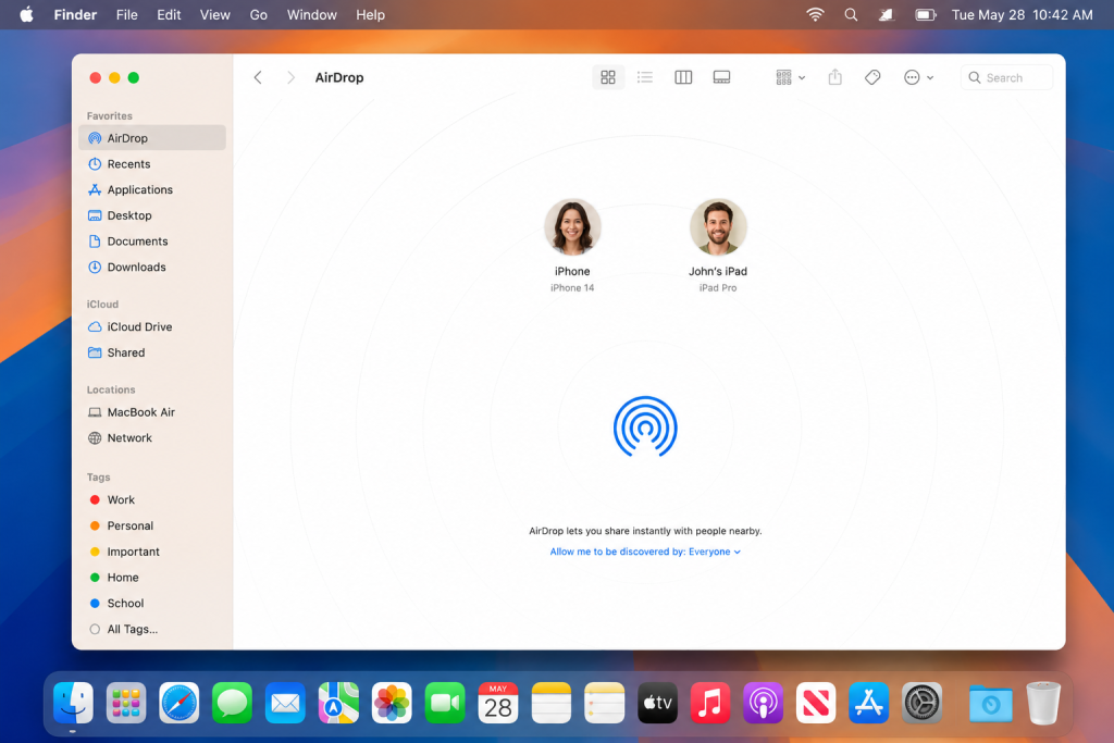 Transfer Files From iPhone to Mac with AirDrop